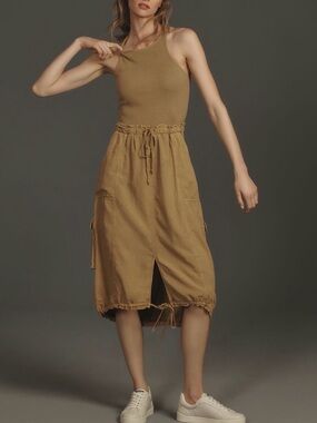 Daily Practice by Anthropologie Be Bold Racerback Twofer Dress